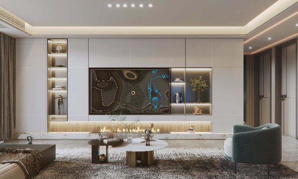 南寧新房裝修-現(xiàn)代風(fēng)格-客廳 南寧新房裝修-現(xiàn)代風(fēng)格-客廳