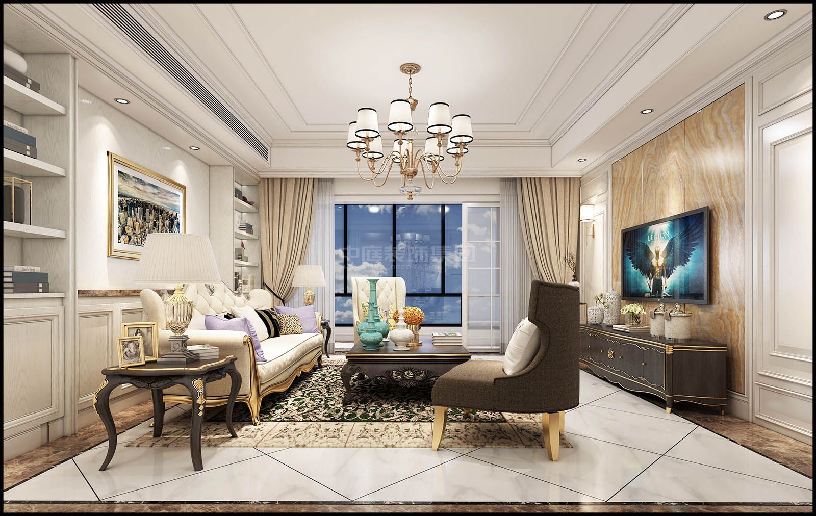 萬豐新新傳奇125m&sup2;現(xiàn)代風格案例